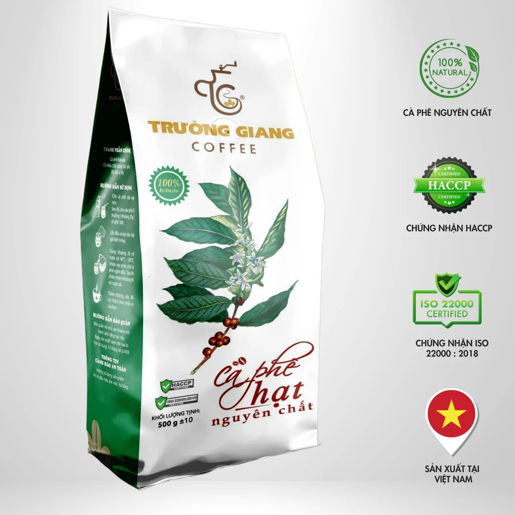 Cà Phê Hạt Robusta