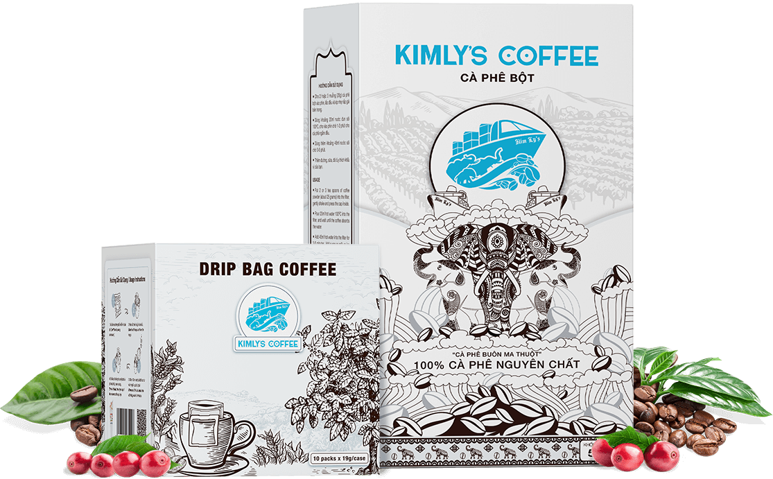 Cà phê bột pha phin 500g Kimly’s Coffee